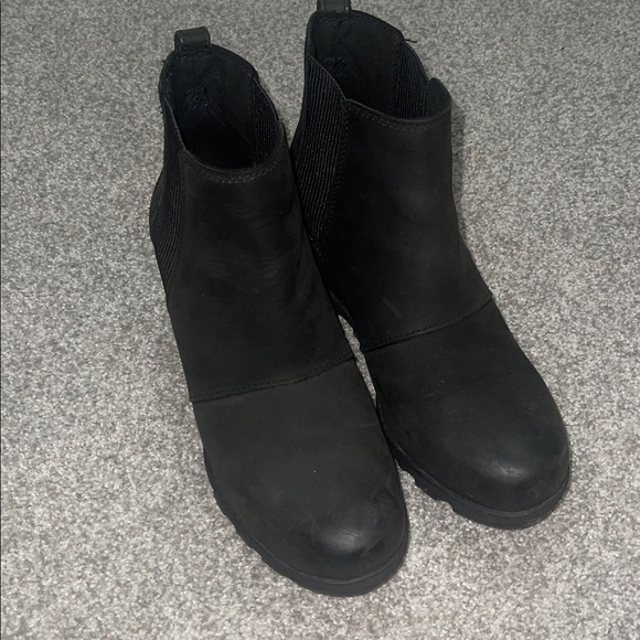 Sorel Black Ankle Boots - Picture 6 of 6